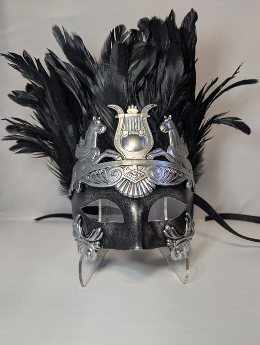 Roman w/ feathers- silver image 0