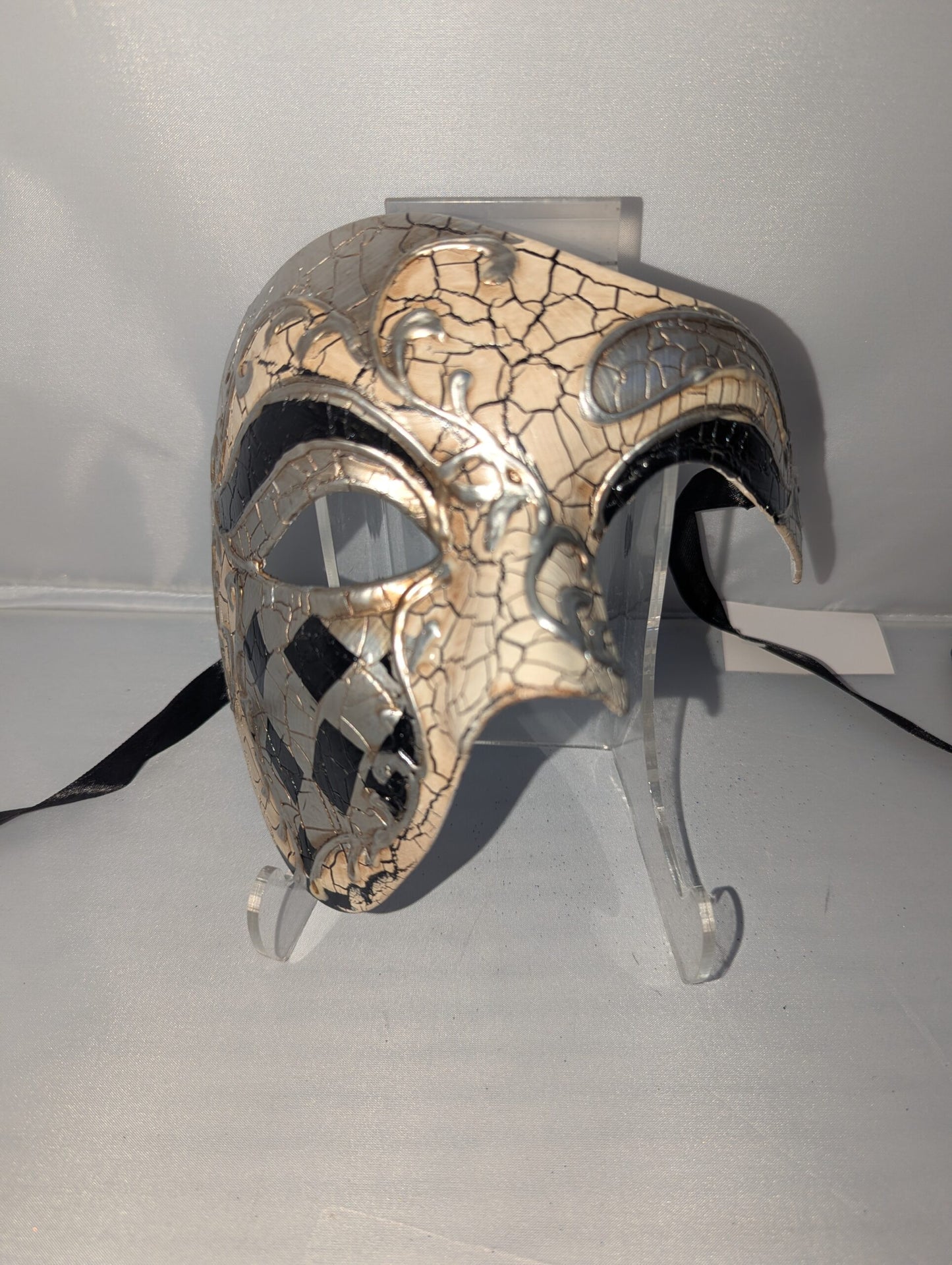 Phantom Baroque Masquerade Men's - Silver image 0