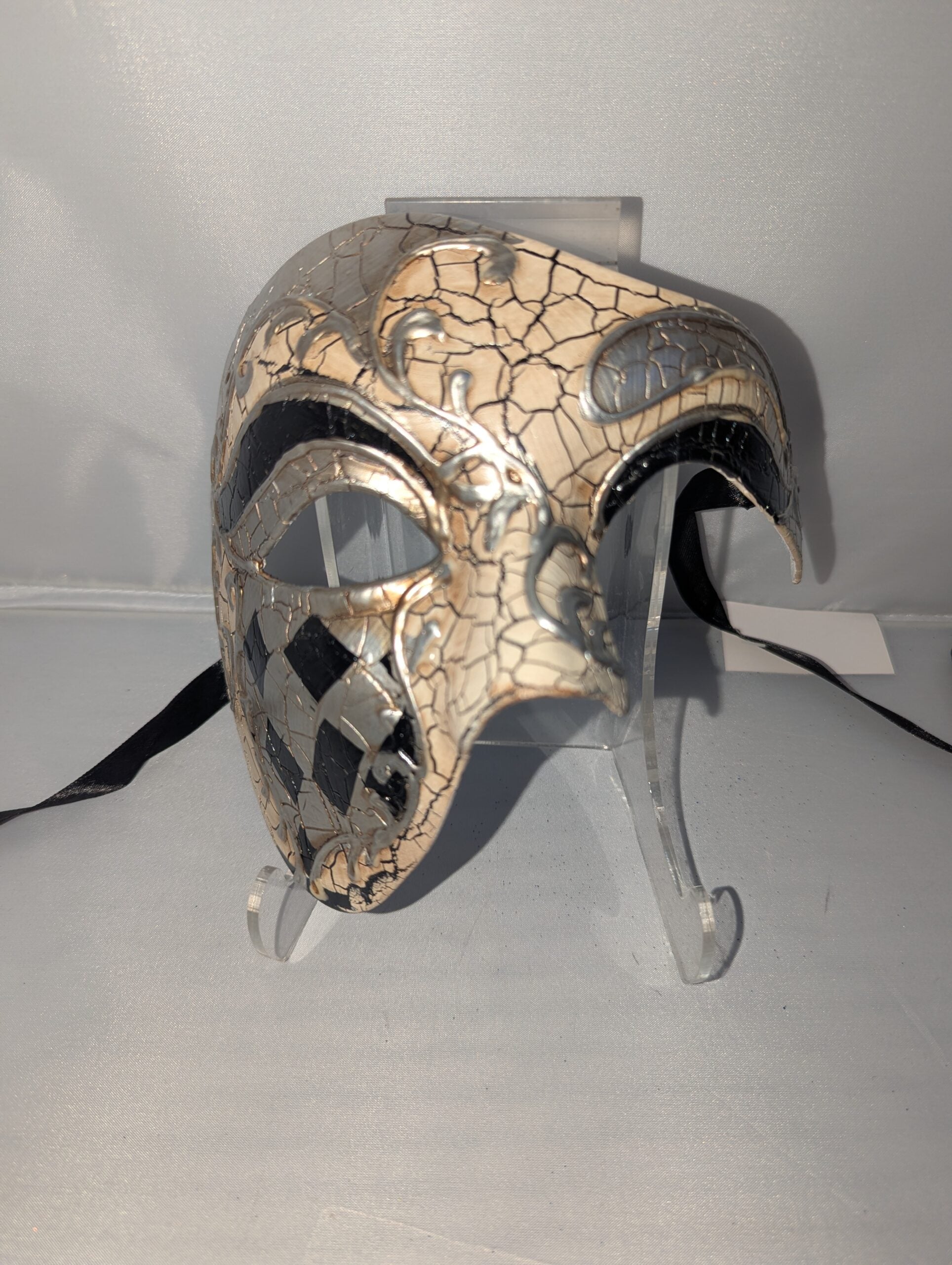 Phantom Baroque Masquerade Men's - Silver image 0