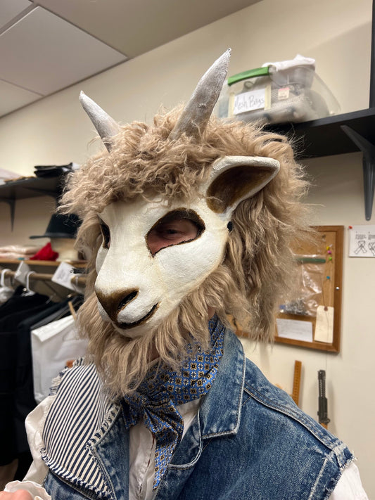 Goat with Wig image 0